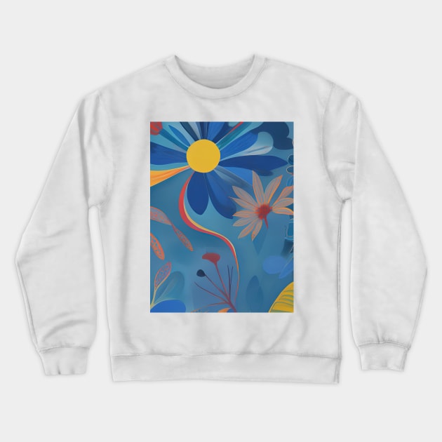 Floral Dreams #32 Crewneck Sweatshirt by Sibilla Borges